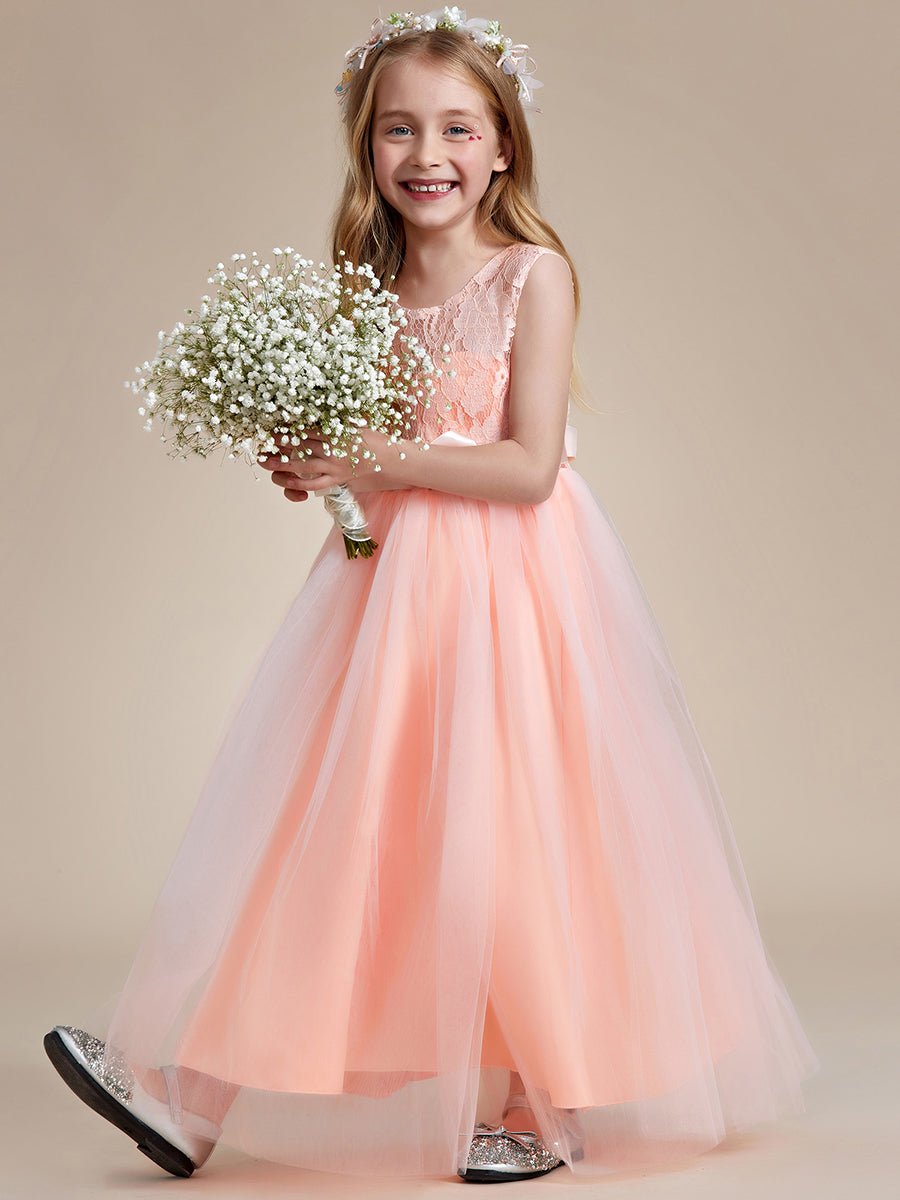 Bridesmaid Dress Blush Tulle Flower Girl Dress Buy VIOLET A-Line