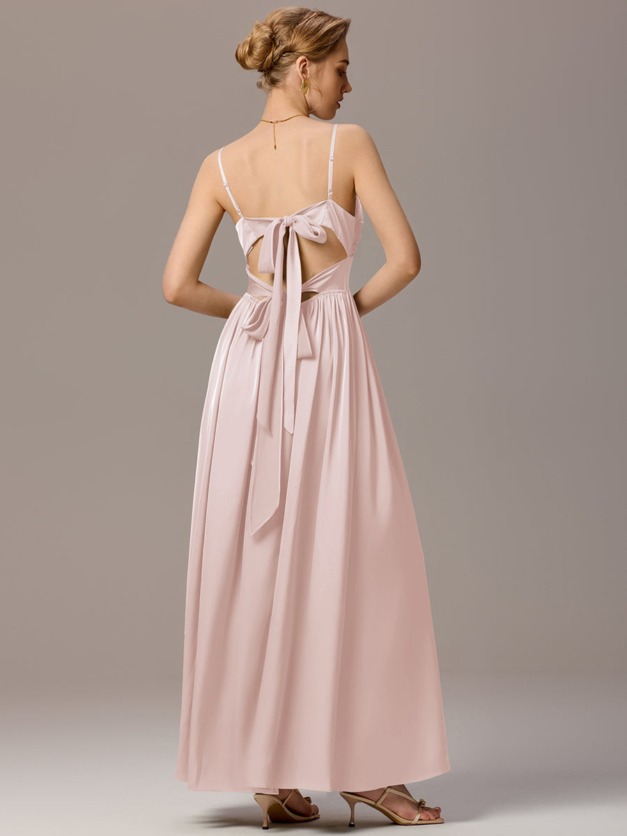 Color=Pink | Customizable Sleeveless Sweetheart Neck Backless A-Line Floor Length Bridesmaid Dresses-Pink 14