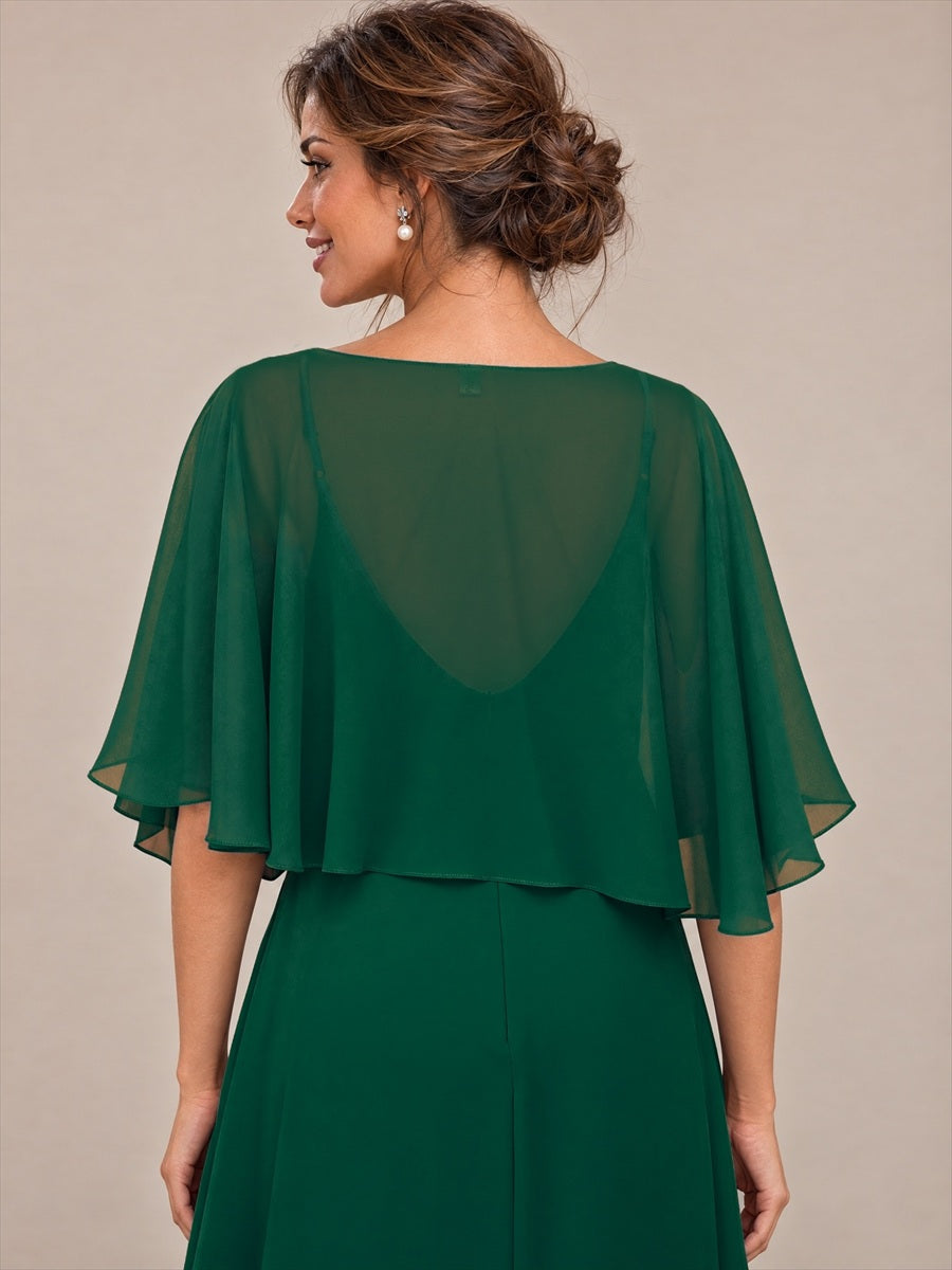 EA02750DG | Contemporary Eveningwear Elegant Design Shawl