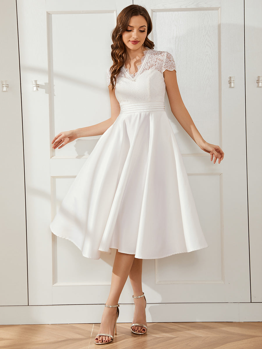Deep V-Neck Knee-Length Wholesale Cocktail Dresses Deep V-Neck Knee-Length Wholesale Cocktail Dresses