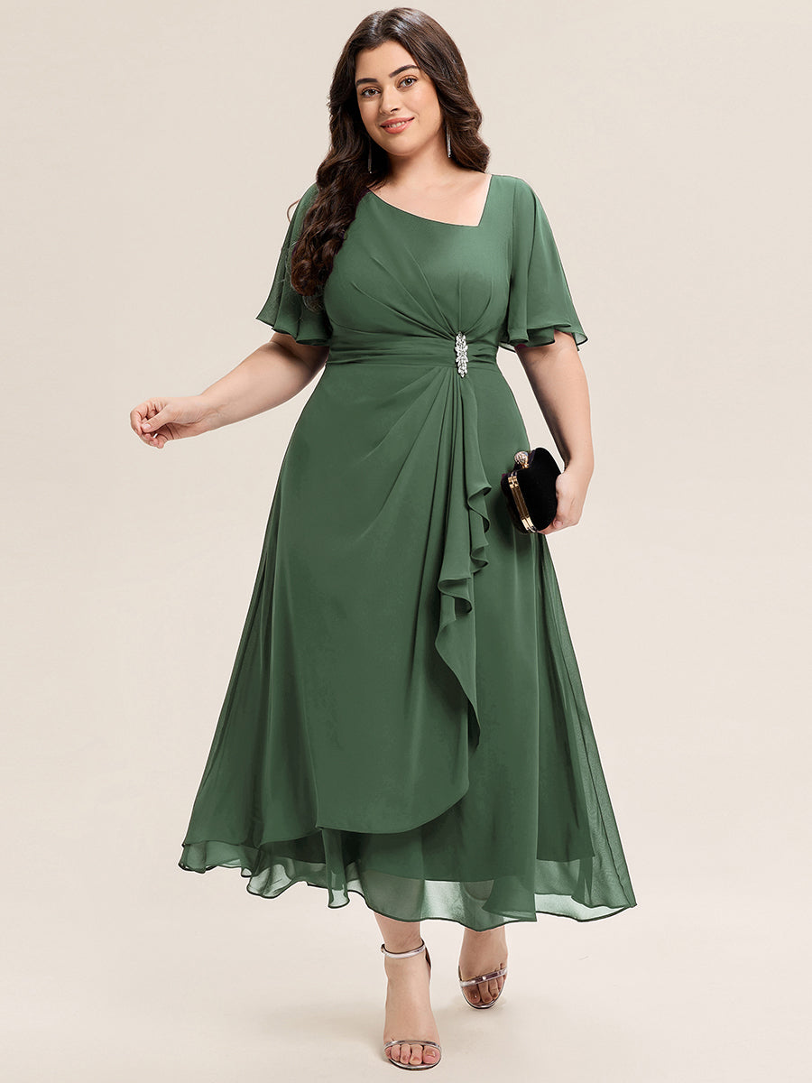 Color=Eucalyptus | Fast Delivery Short Sleeve Asymmetrical Rhinestone A-Line Midi Evening Dresses-Eucalyptus 15