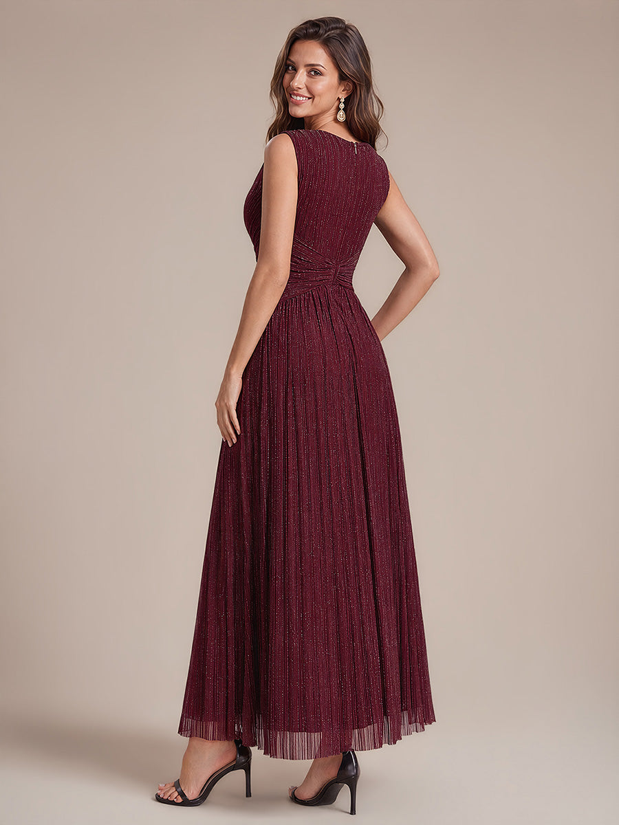 EE02868BD | Tulle Sleeveless A-Line Evening Dress