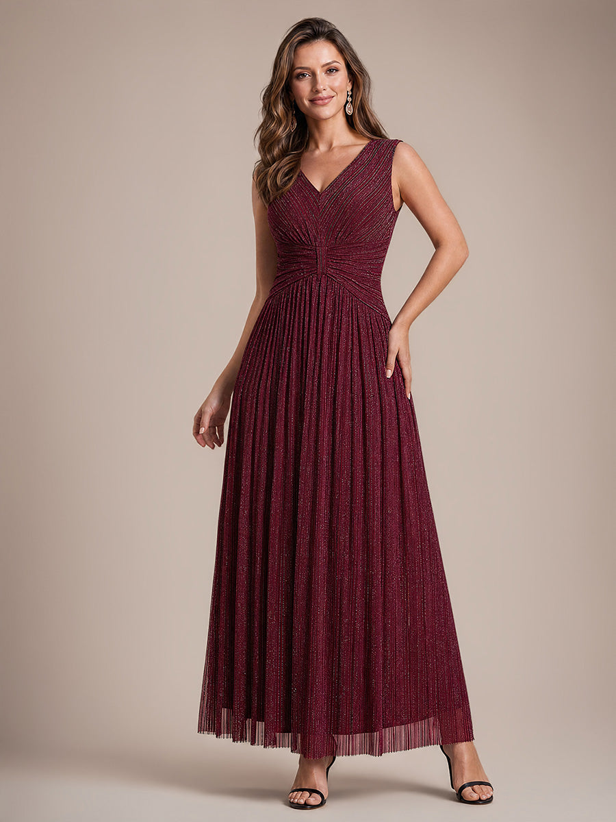 EE02868BD | Tulle Sleeveless A-Line Evening Dress
