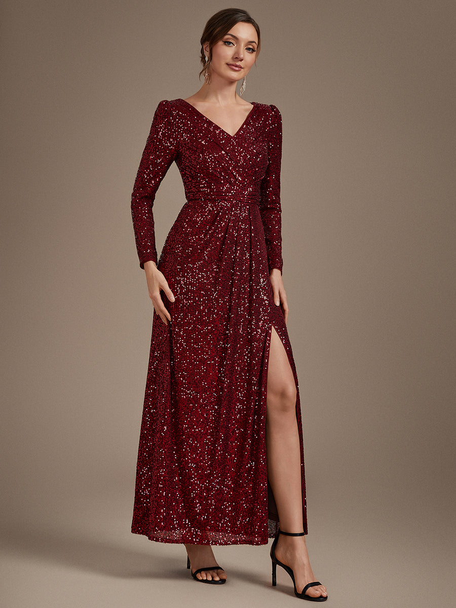 One Stop Shop Plus Size Long-Sleeve Sequin V-Neck Maxi Sheath Evening Dresses - EE03431BD-R3.jpg