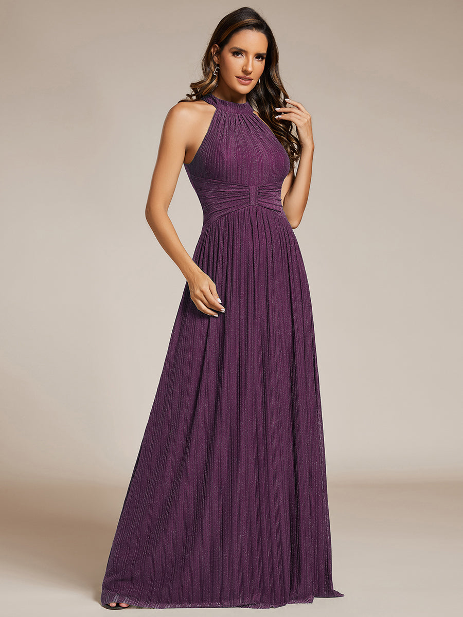 Color=Purple Wisteria | Wholesale Pricing Strapless Halter Neck High Stretch A-Line Floor Length Evening Dresses-Purple Wisteria 65