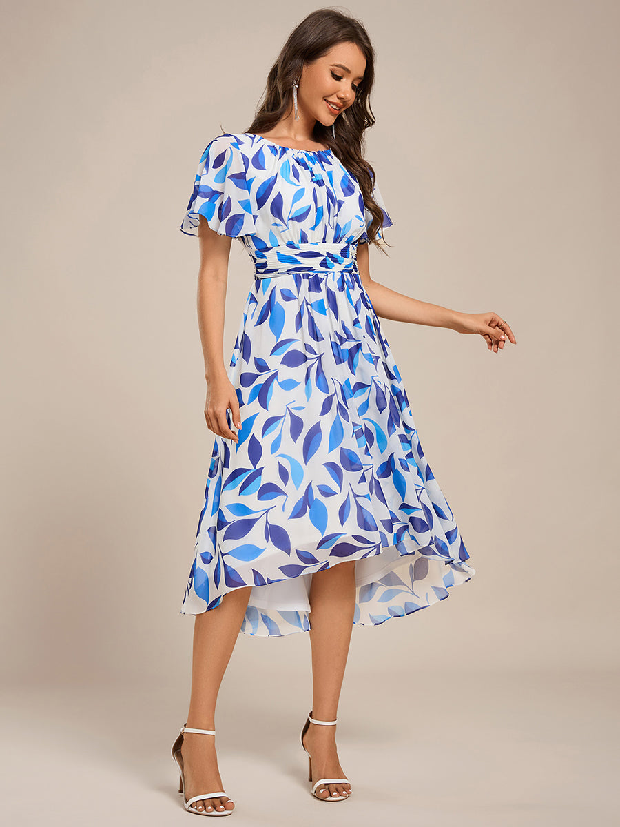 Color=Blue Verdure on White
