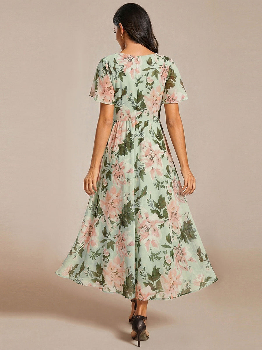 Color=Light Green Floral