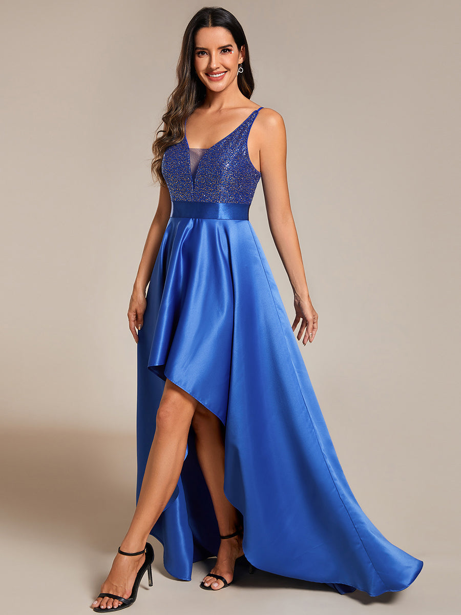Color=Sapphire Blue | Sexy Backless Sparkly Prom Dresses For Women With Irregular Hem-Sapphire Blue 4