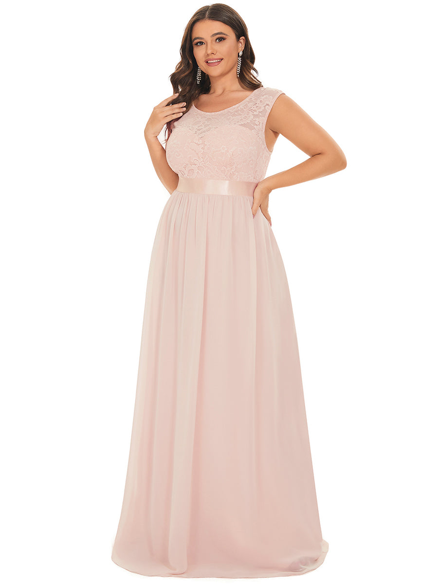 Wholesale Plus Size Fahion Lace Bridesmaid Dresses