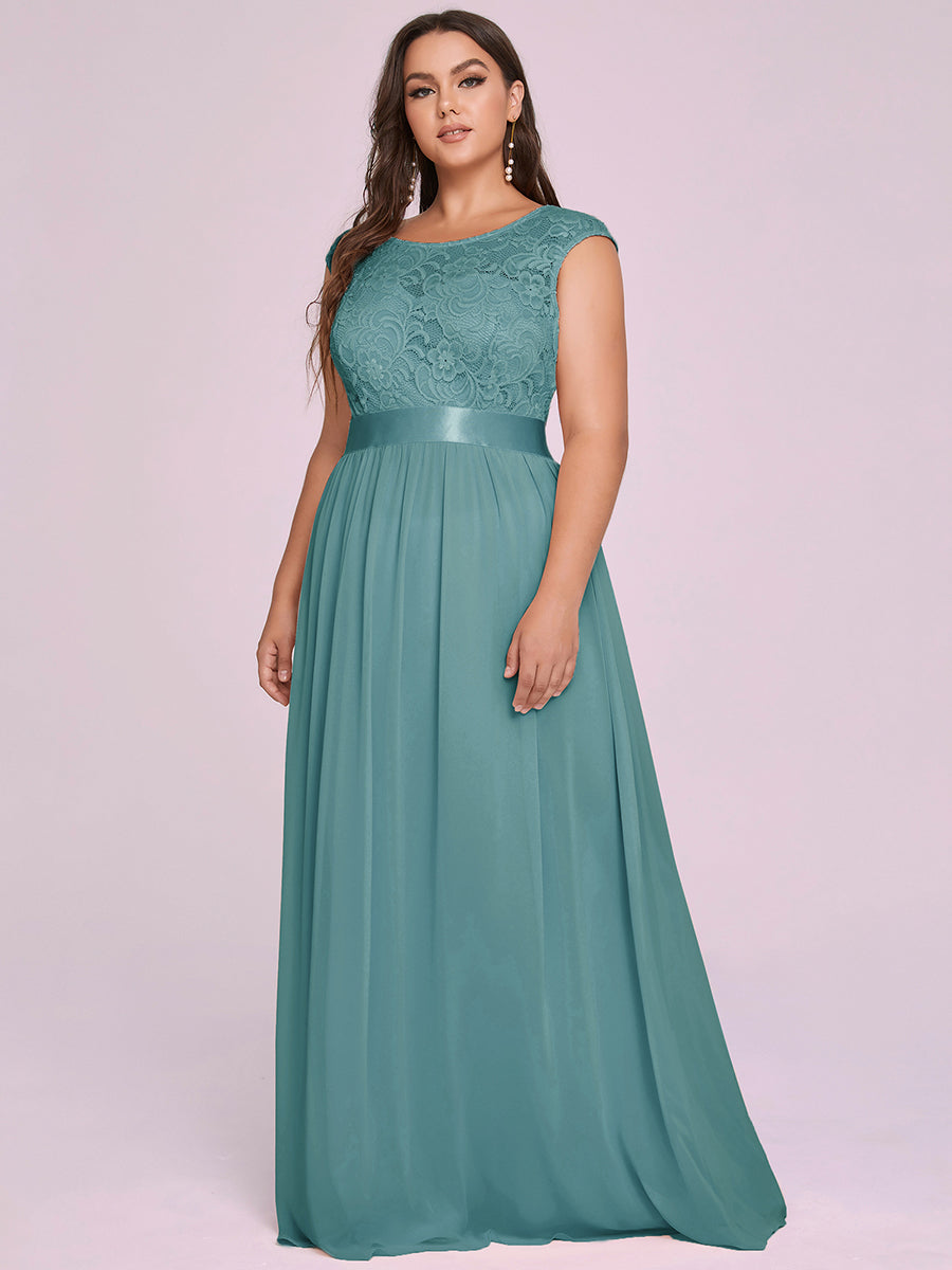 Wholesale Plus Size Fahion Lace Bridesmaid Dresses