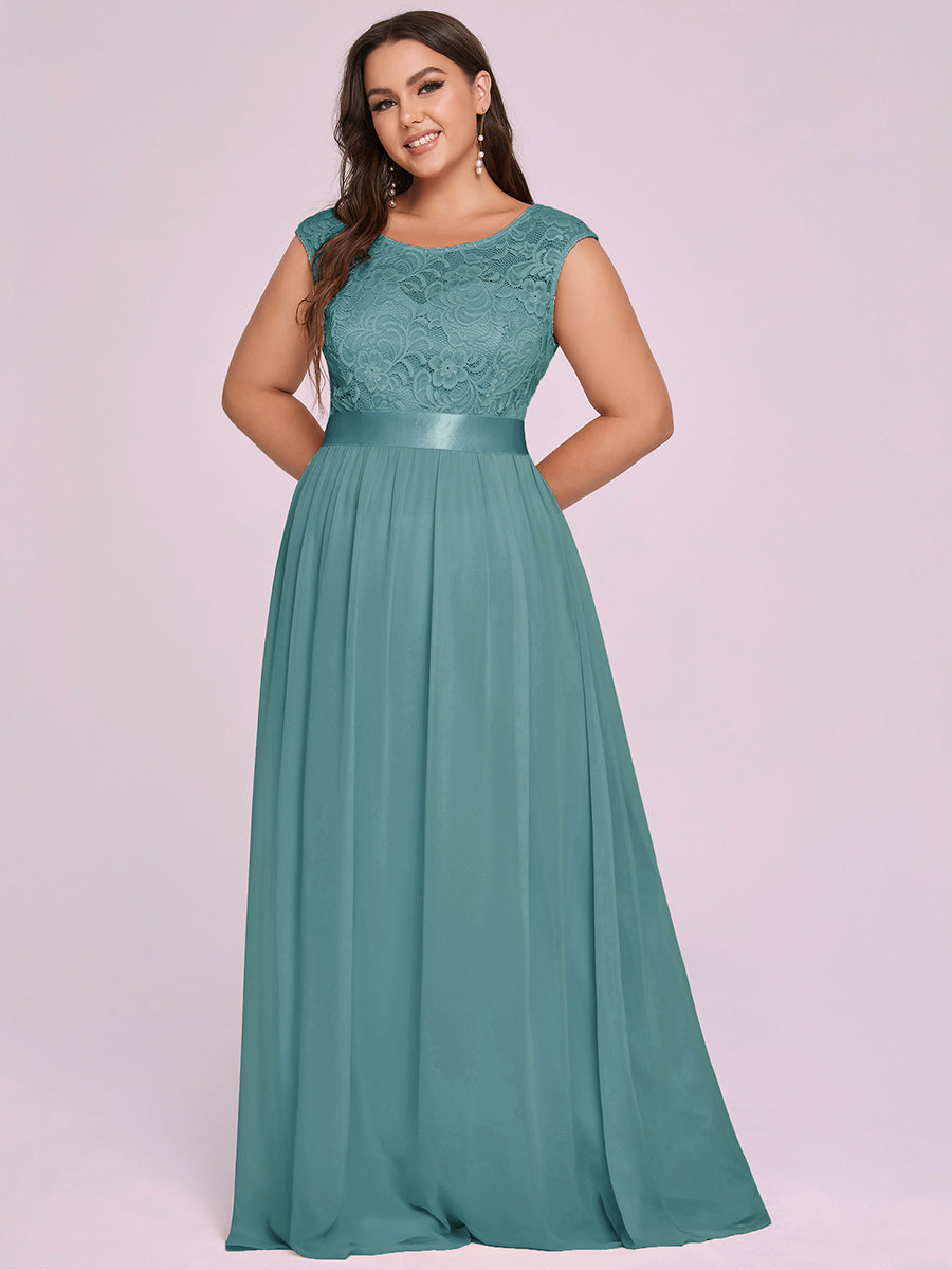 Wholesale Plus Size Fahion Lace Bridesmaid Dresses
