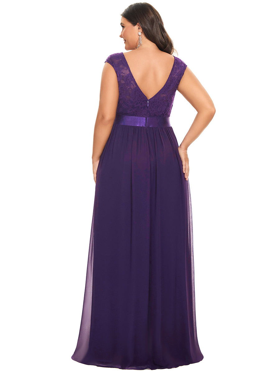 Wholesale Plus Size Fahion Lace Bridesmaid Dresses