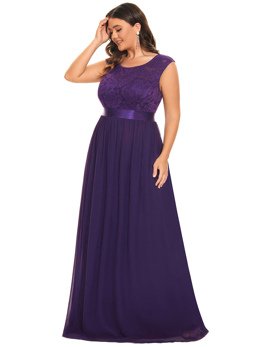 Wholesale Plus Size Fahion Lace Bridesmaid Dresses