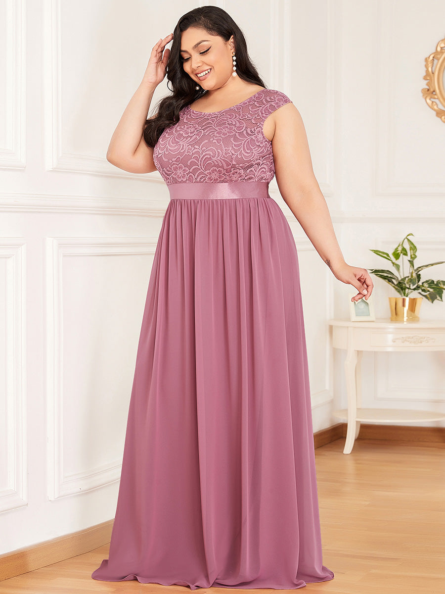 Wholesale Plus Size Fahion Lace Bridesmaid Dresses