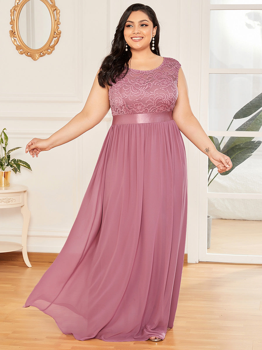 Wholesale Plus Size Fahion Lace Bridesmaid Dresses