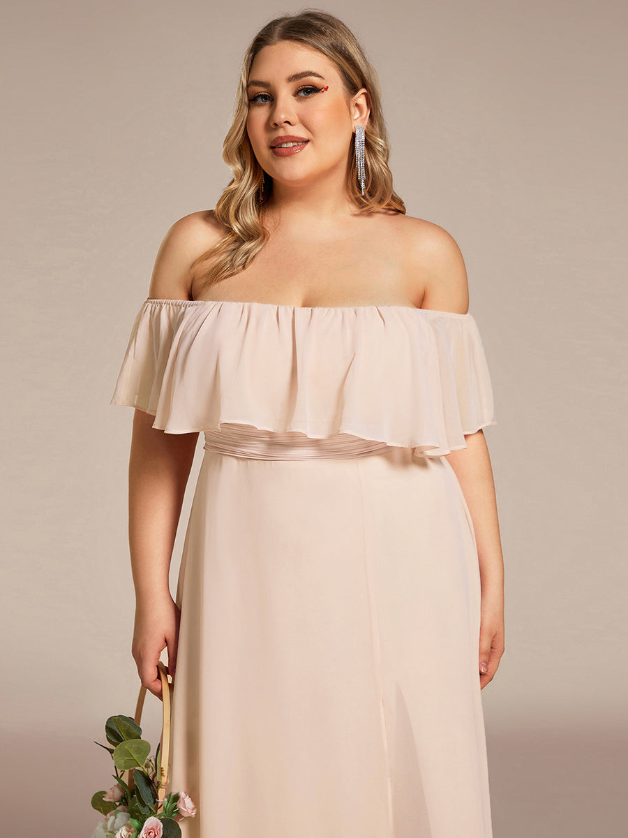 Color=Blush | womens-a-line-off-shoulder-ruffle-thigh-split-bridesmaid-dresses-es00969-2-Blush 8
