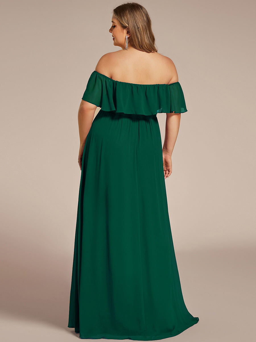 Color=Dark Green | womens-a-line-off-shoulder-ruffle-thigh-split-bridesmaid-dresses-es00969-2-Dark Green 42