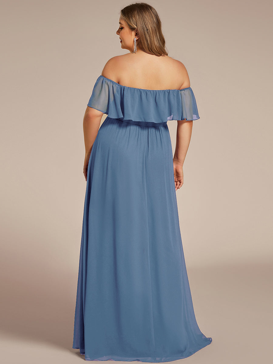 Color= Dusty Blue | womens-a-line-off-shoulder-ruffle-thigh-split-bridesmaid-dresses-es00969-2- Dusty Blue 47