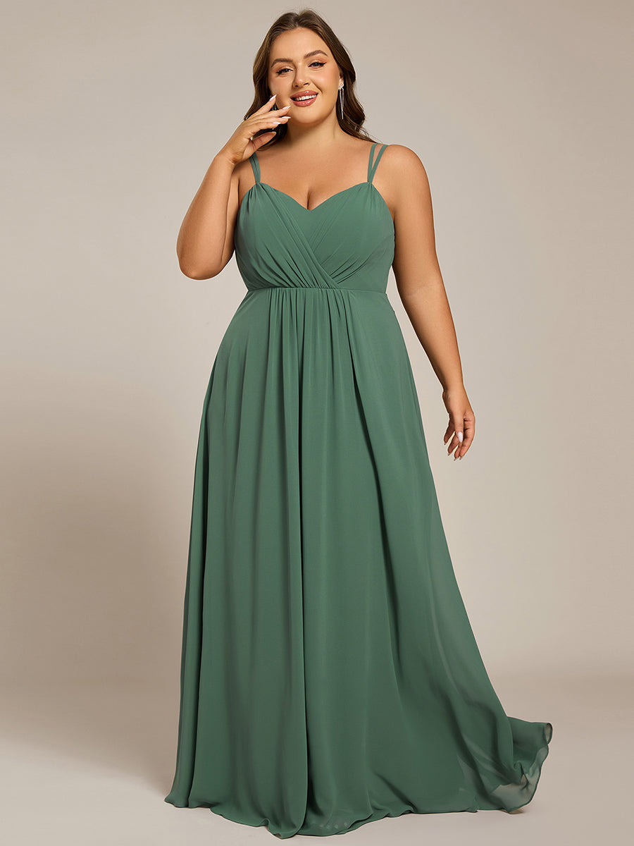 Color=Eucalyptus | One Stop Shop Plus Size Sleeveless V-Neck Appliques A-Line Floor Length Bridesmaid Dresses-Eucalyptus 40