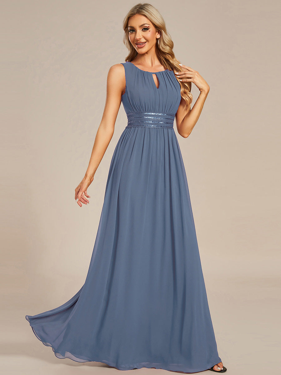 Color=Dusty Blue | B2B-Exclusive Strapless Embroidered A-Line Floor Length Non-Stretch Bridesmaid Dresses-Dusty Blue 30