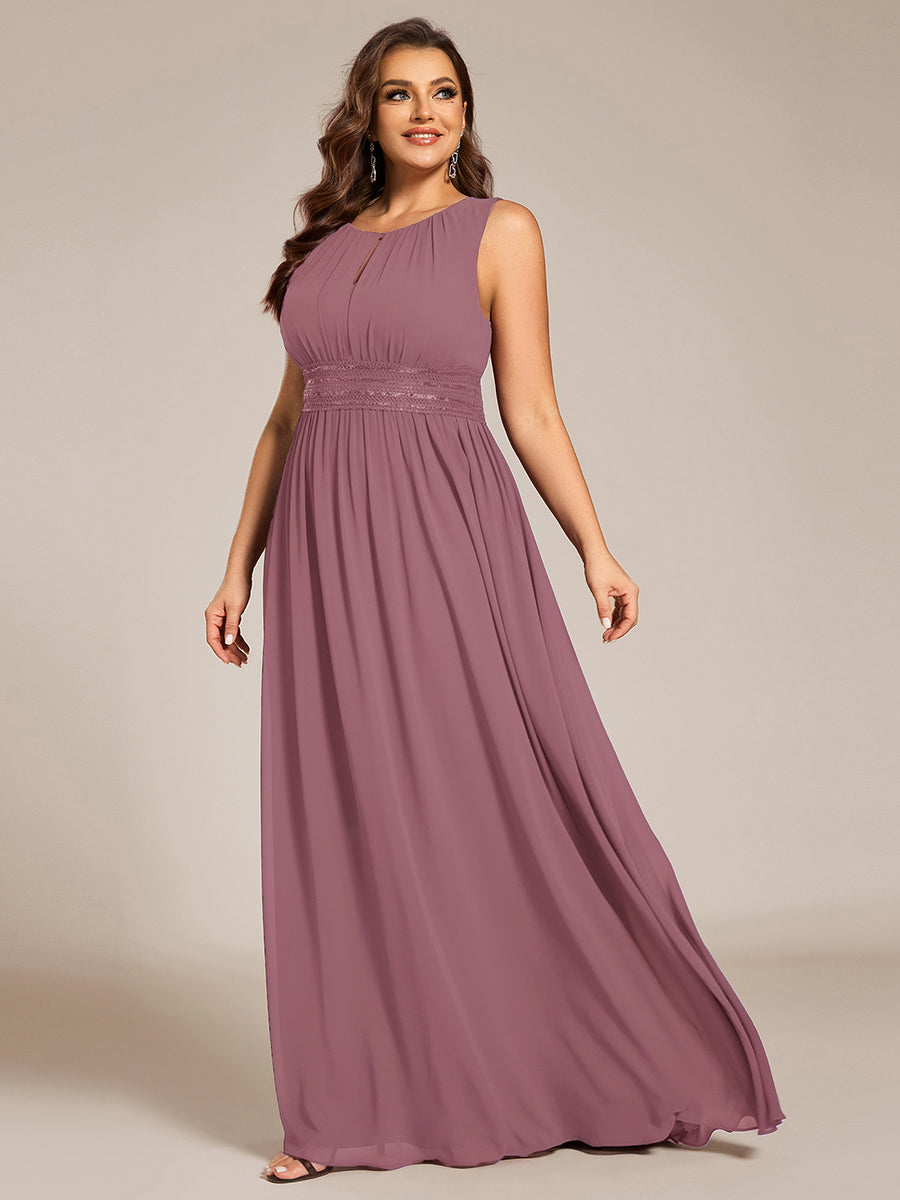 Color=Purple Orchid | Wholesale Sleeveless Embroidered Round Neck A-Line Floor Length Bridesmaid Dresses-Purple Orchid 19