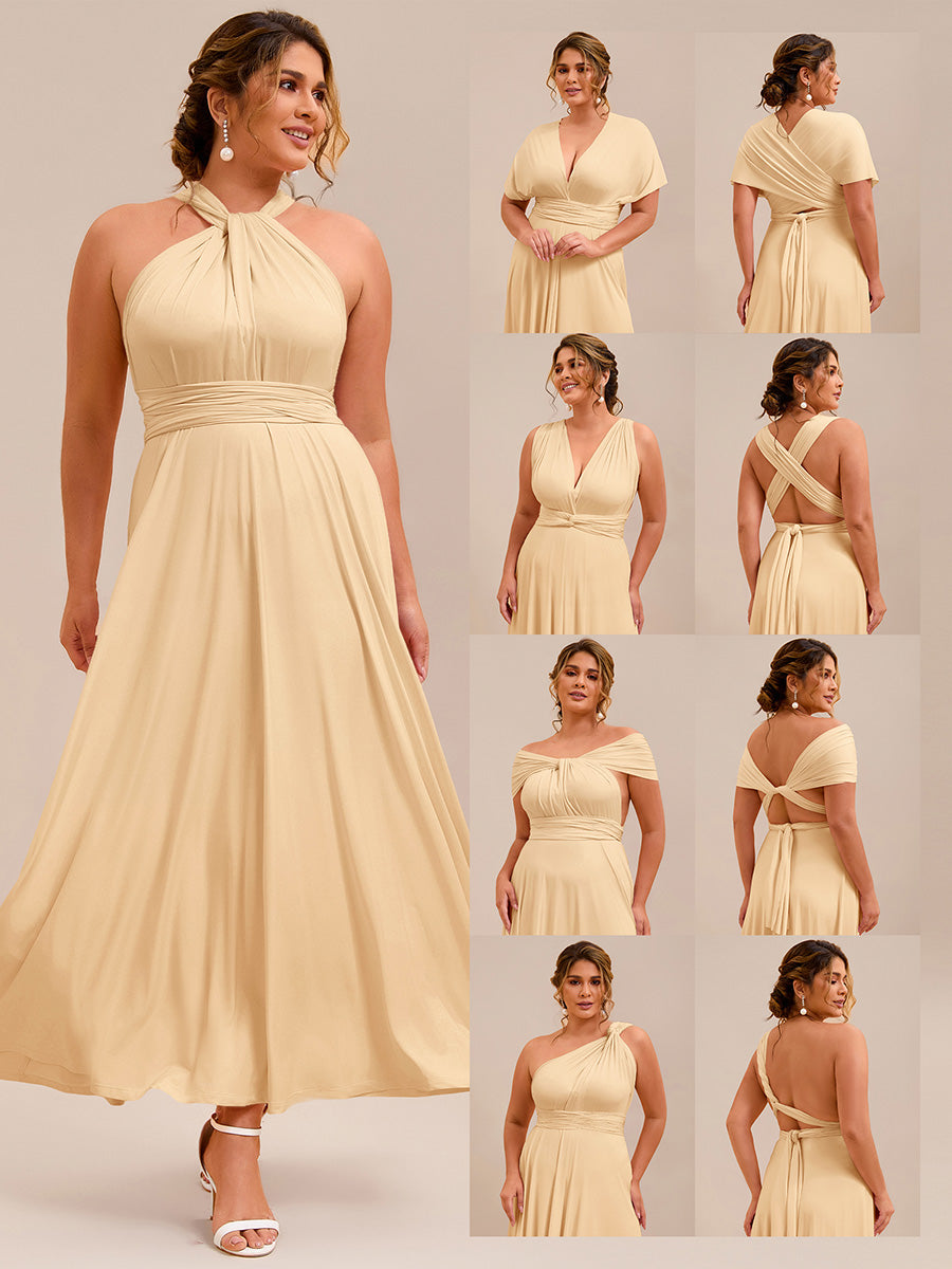 72 Styles Infinity Dress Multiway Bridesmaid Dress with Tube Top(Not Padded)