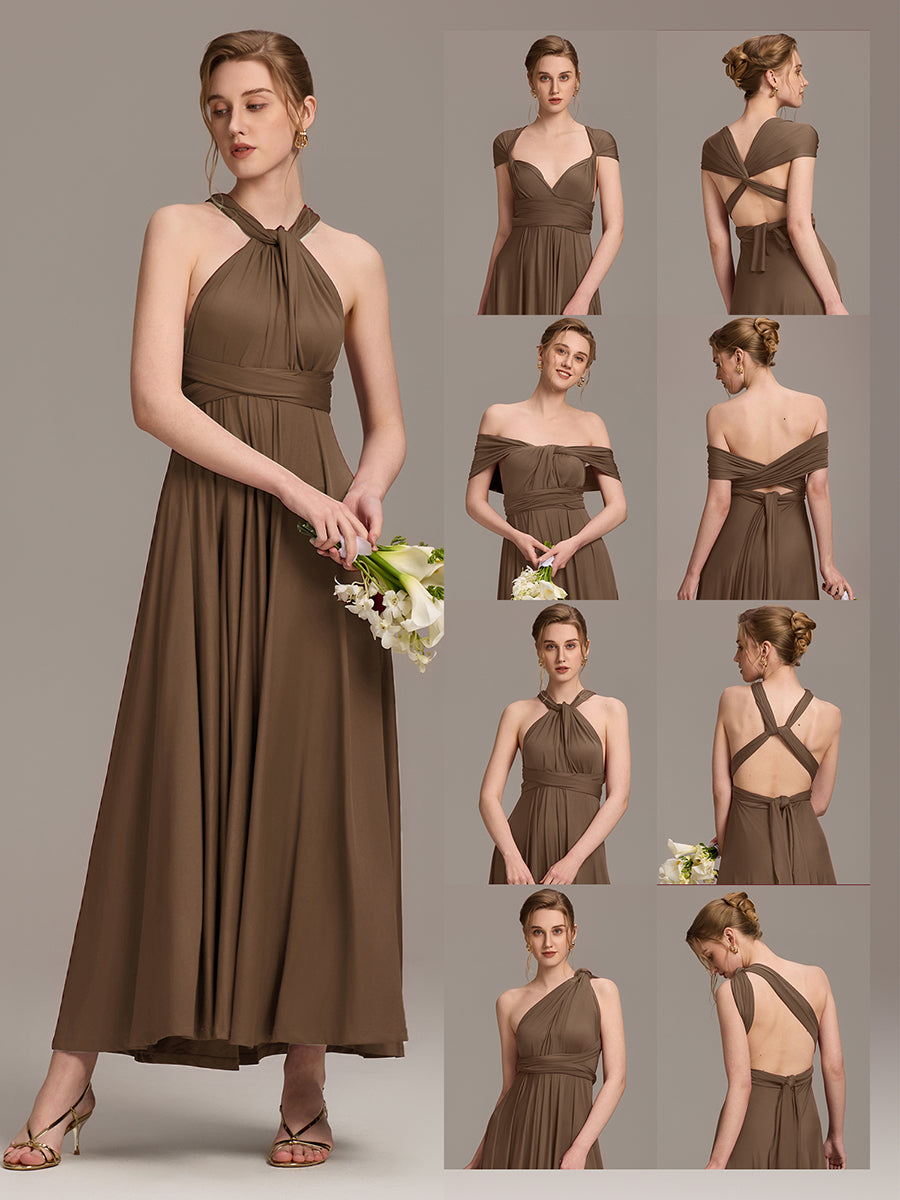 Color=Coffee | Wear More Than One Garment Chiffon Bridesmaid Dresses-Coffee 11