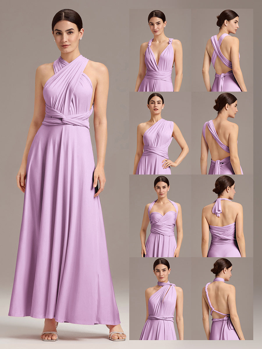 Color=Lavender | Wear More Than One Garment Chiffon Bridesmaid Dresses-Lavender 15