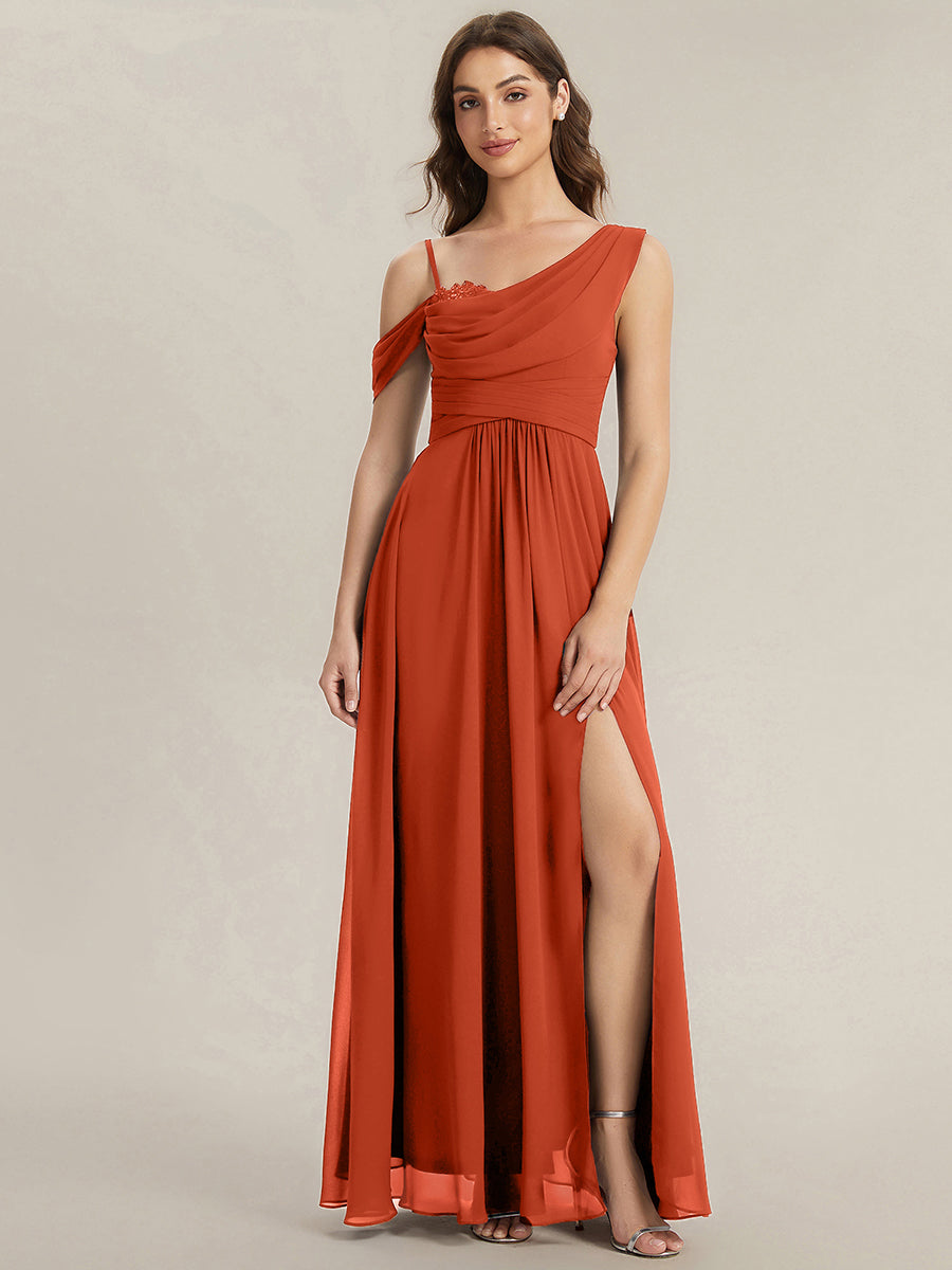 One Stop Shop Plus Size Sleeveless Cowl Neck A-Line Chiffon Maxi Bridesmaid Dresses - ES02663BO-R.jpg