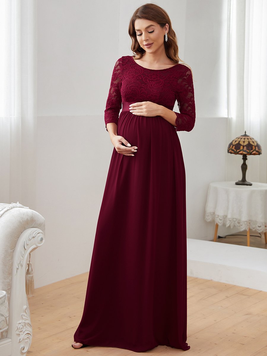 Elegant and Cute Round Neck Wholesale Maternity Dress Elegant and Cute Round Neck Wholesale Maternity Dress