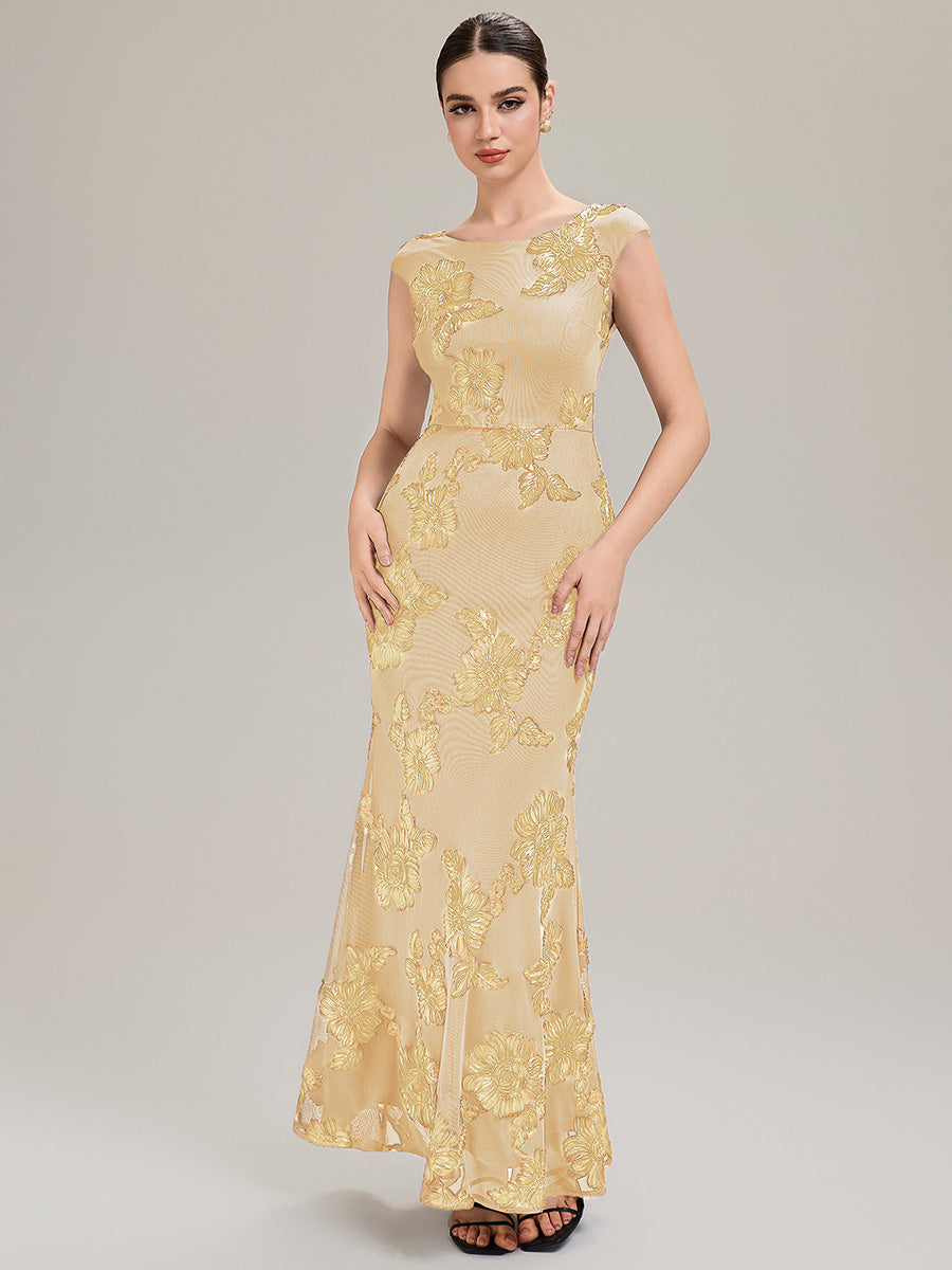 Color=Yellow | Custom Solutions Sleek One Shoulder Fishtail Midi Dress with Back Zipper Evening Dresses-Yellow 21