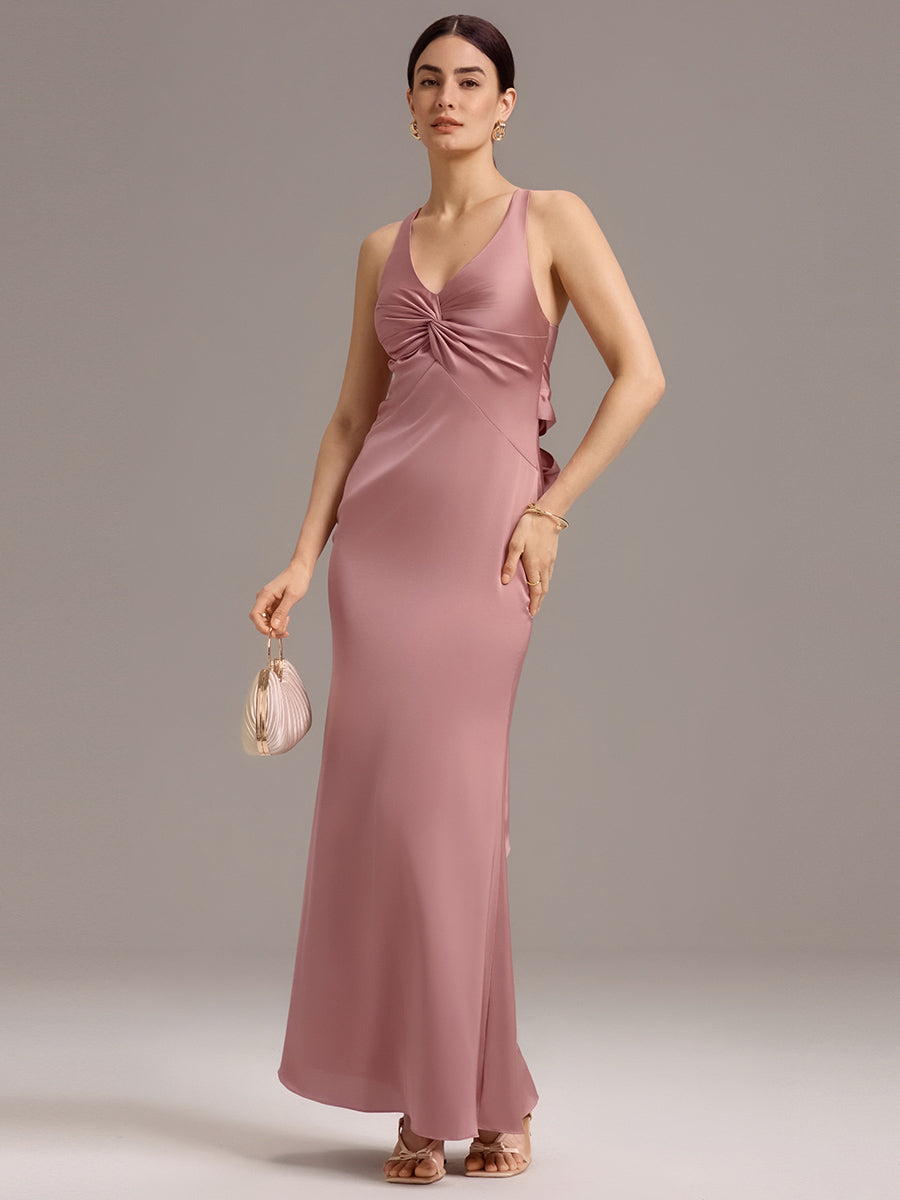 Color=Purple Orchid | Custom Solutions Sleeveless Deep V-Neck Backless Mermaid Floor Length Bridesmaid Dresses-Purple Orchid 6