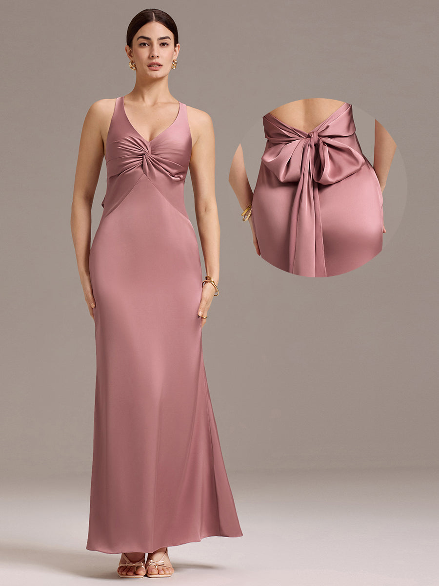 Color=Purple Orchid | Custom Solutions Sleeveless Deep V-Neck Backless Mermaid Floor Length Bridesmaid Dresses-Purple Orchid 1