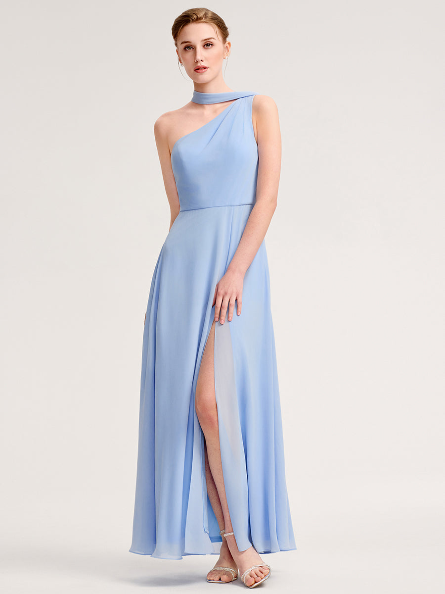 Color=Ice Blue | Sleeveless A-Line Floor Length Asymmetrical Dress with Thigh-High Slit-Ice Blue 1