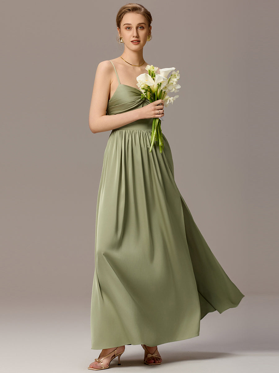 Color=Sage Green | Customizable Sleeveless Sweetheart Neck Backless A-Line Floor Length Bridesmaid Dresses-Sage Green 5