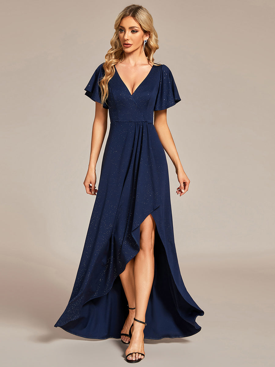 Tea Length V Ncek Shiny Wholesale Evening Dresses Tea Length V Ncek Shiny Wholesale Evening Dresses