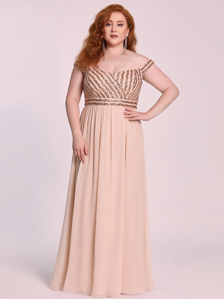 Color=Blush | Adorable Sweetheart Neckline A-line Wholesale Evening Dresses-Blush 10