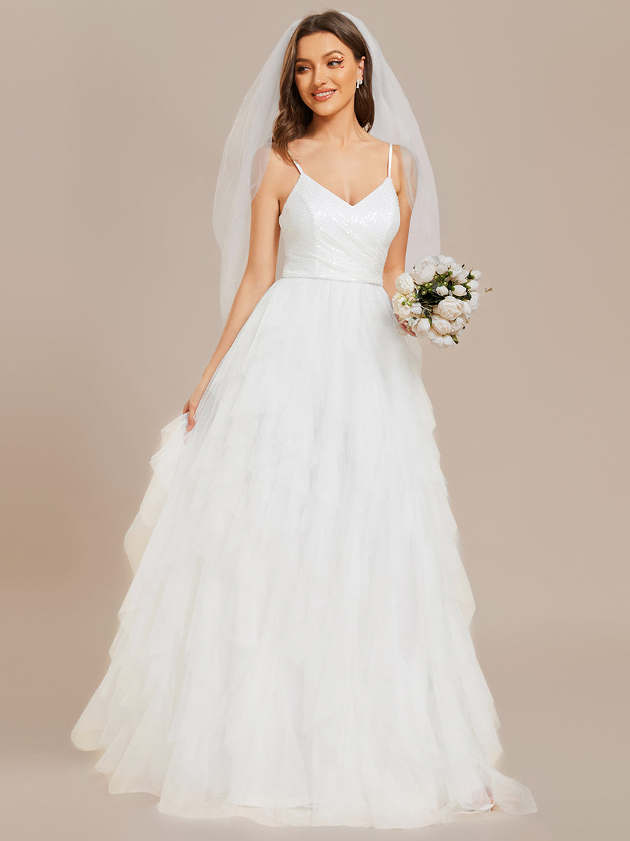 Elegant Pure Sequins Lace Sweetheart Neck Wholesale A Line Wedding Dresses Elegant Pure Sequins Lace Sweetheart Neck Wholesale A Line Wedding Dresses