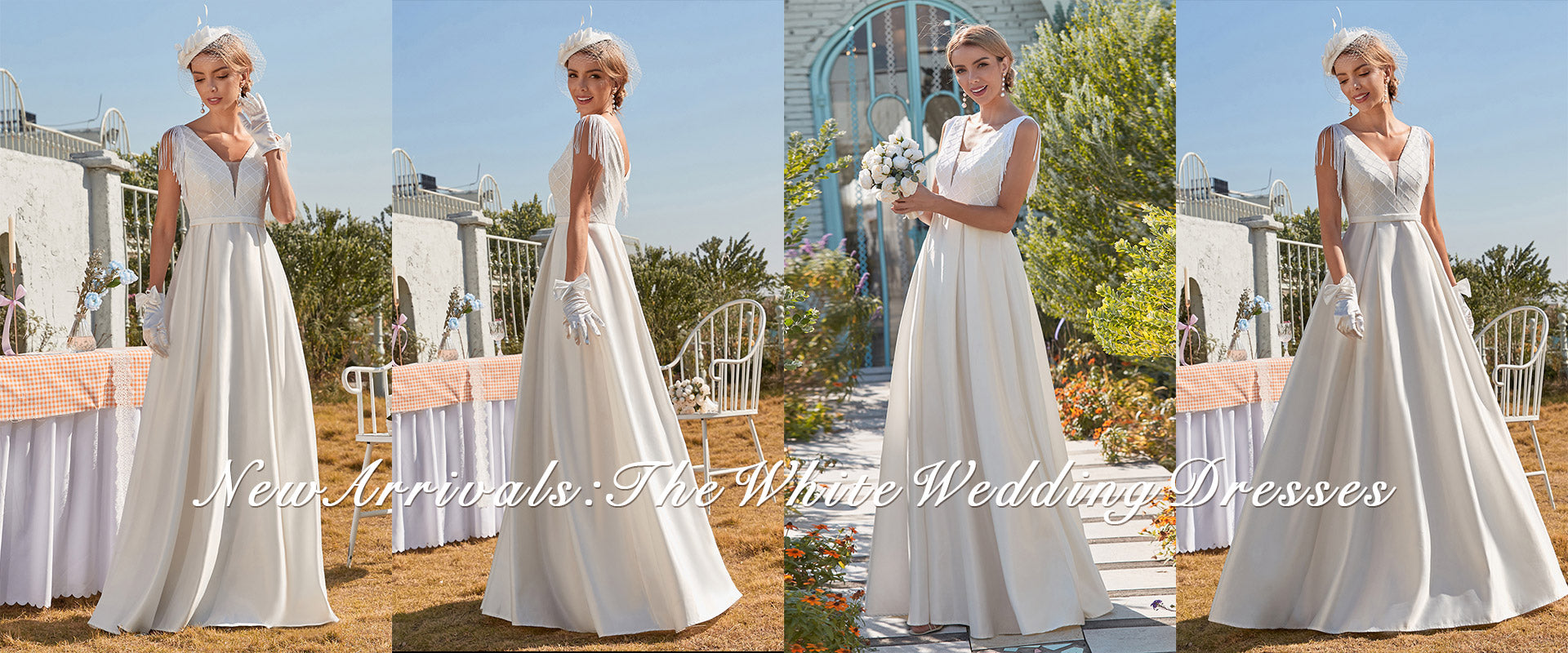 New Arrivals: The White Wedding Dresses