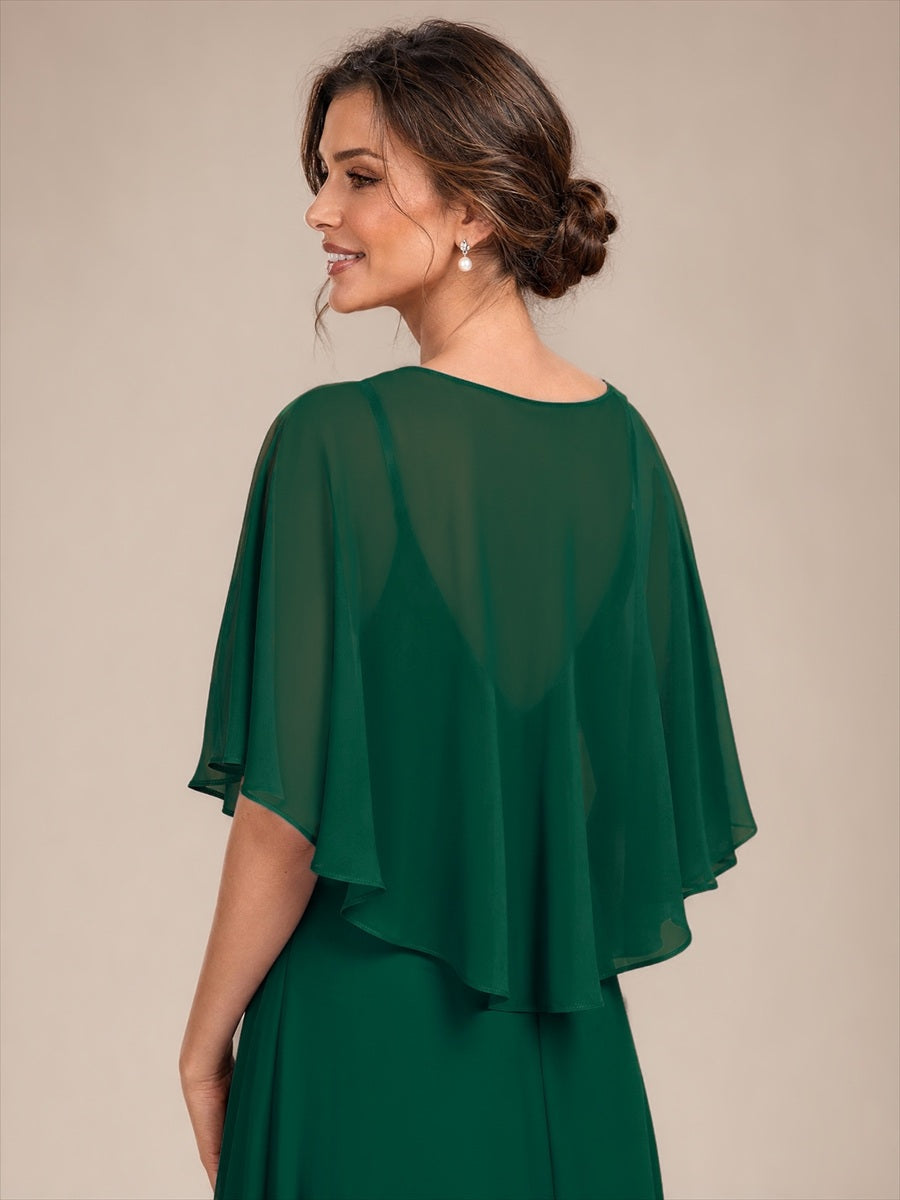 EA02750DG | Contemporary Eveningwear Elegant Design Shawl