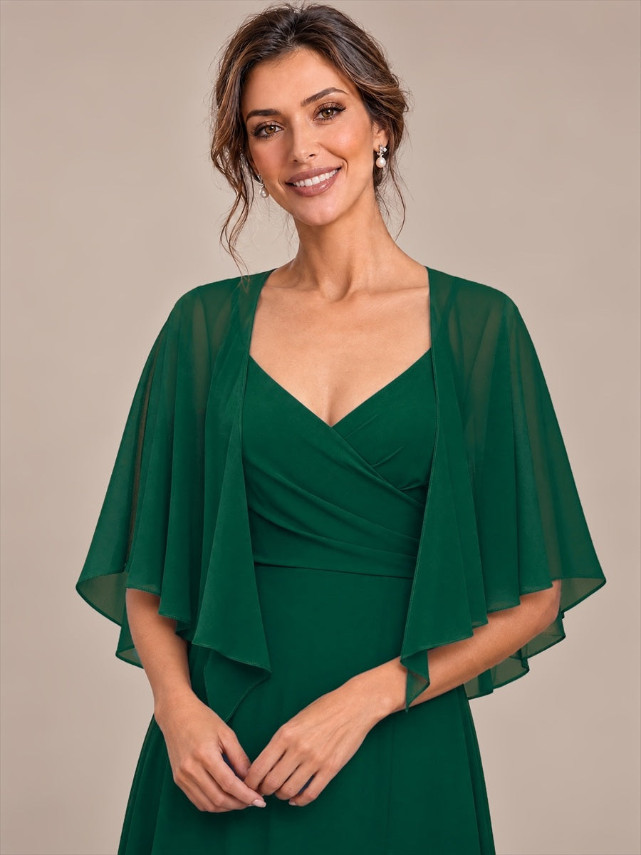 EA02750DG | Contemporary Eveningwear Elegant Design Shawl