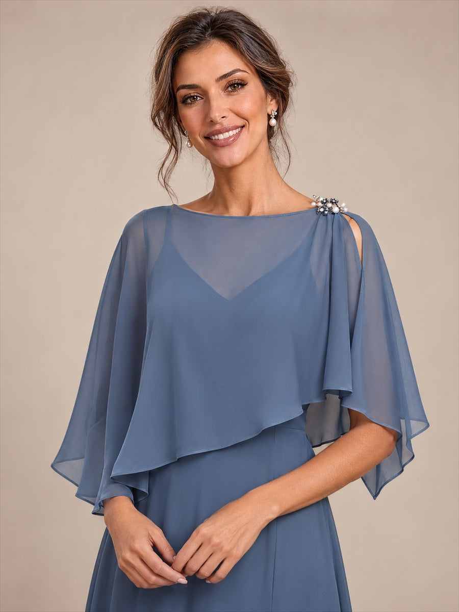 EA02750DN | Contemporary Eveningwear Elegant Design Shawl
