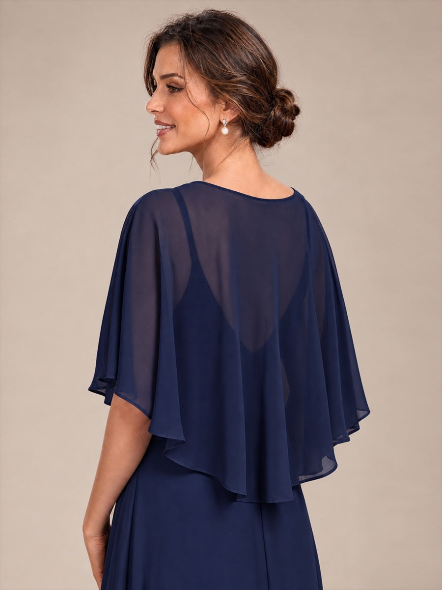 EA02750NB | Contemporary Eveningwear Elegant Design Shawl