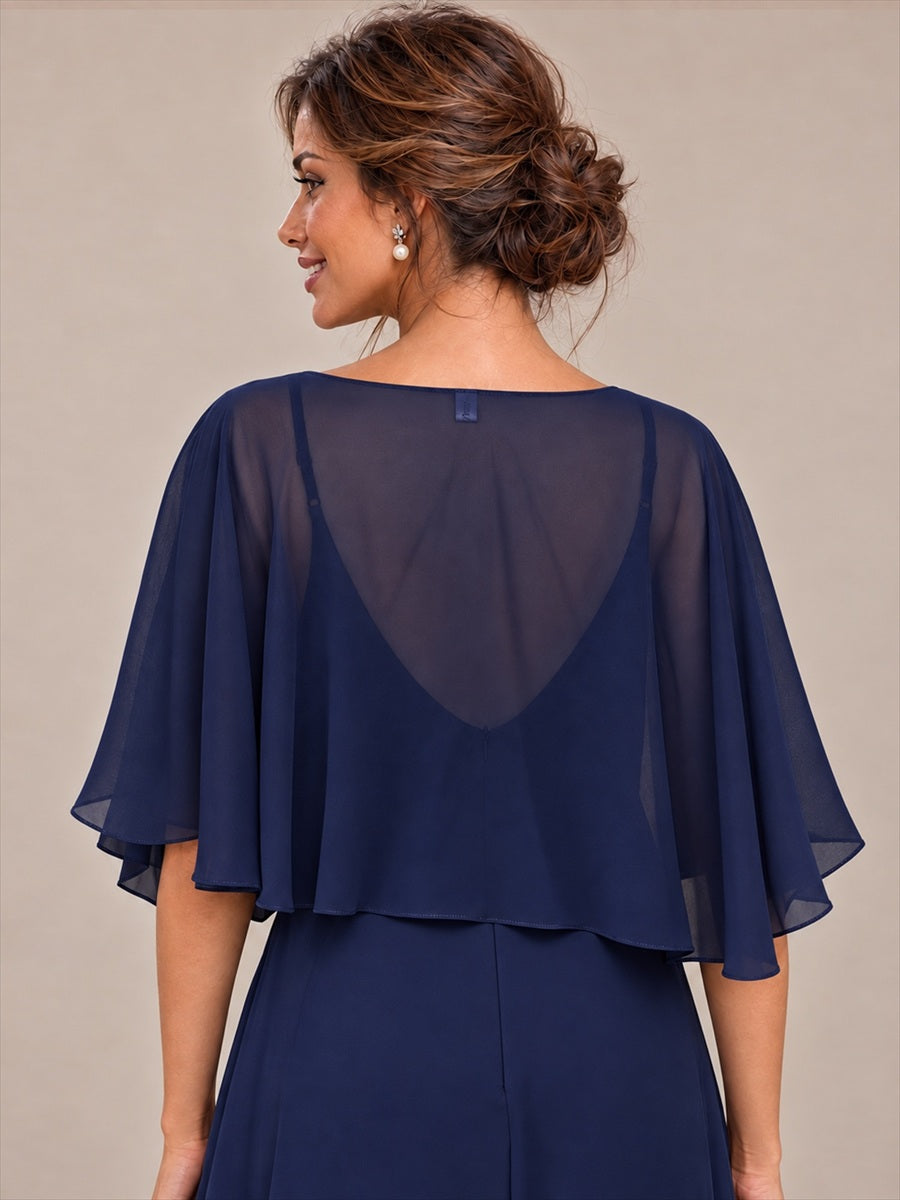 EA02750NB | Contemporary Eveningwear Elegant Design Shawl