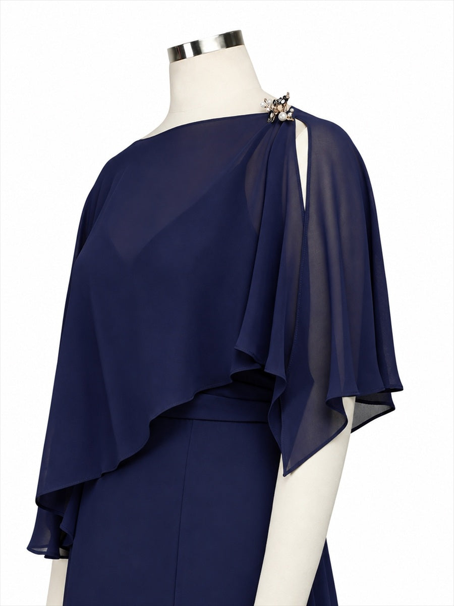 EA02750NB | Contemporary Eveningwear Elegant Design Shawl