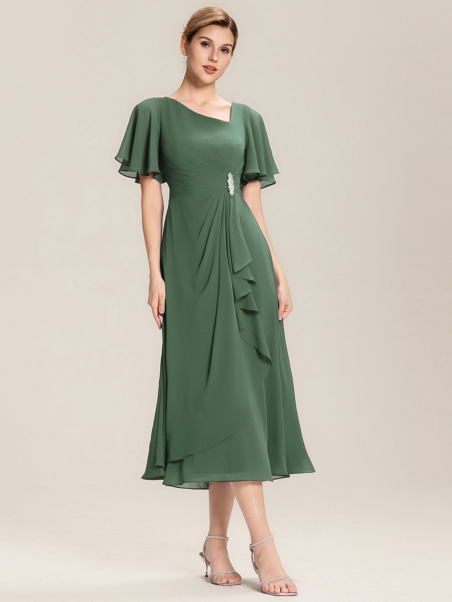 Color=Eucalyptus | Fast Delivery Short Sleeve Asymmetrical Rhinestone A-Line Midi Evening Dresses-Eucalyptus 15