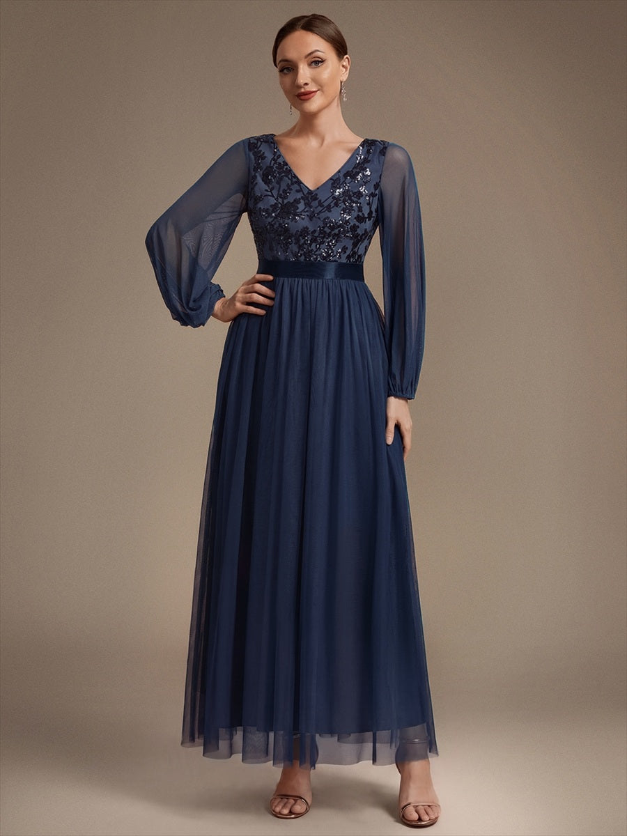Factory Design Plus Size Maxi Long Sleeve Sequin Tulle V-Neck A-Line Evening Dresses - EE02846NB-R4.jpg