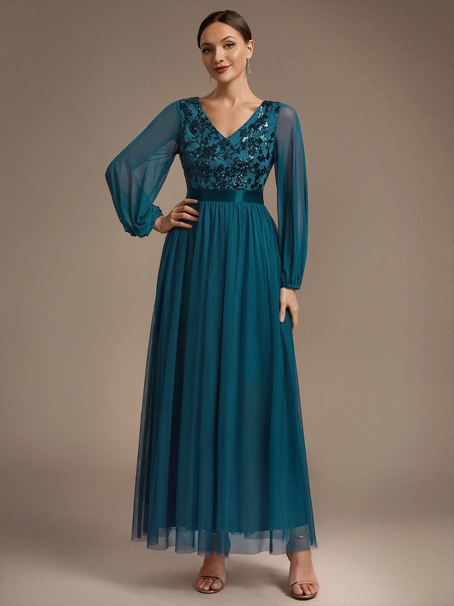 Factory Design Plus Size Maxi Long Sleeve Sequin Tulle V-Neck A-Line Evening Dresses - EE02846TE-R4.jpg