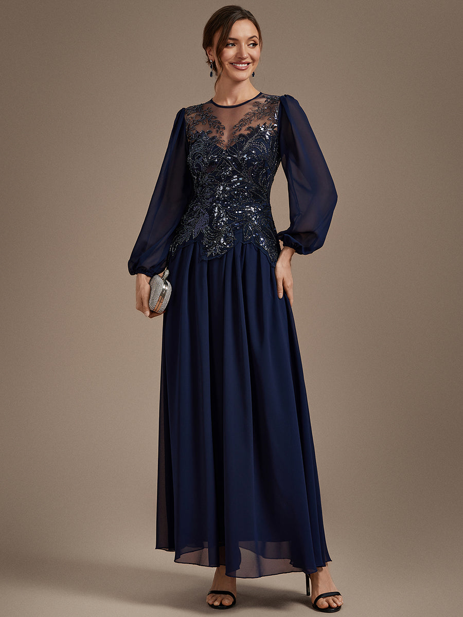 Bulk Order Plus Size Long Sleeve Sequin Chiffon Round Neck A-Line Evening Dresses - EE02875NB-R4.jpg