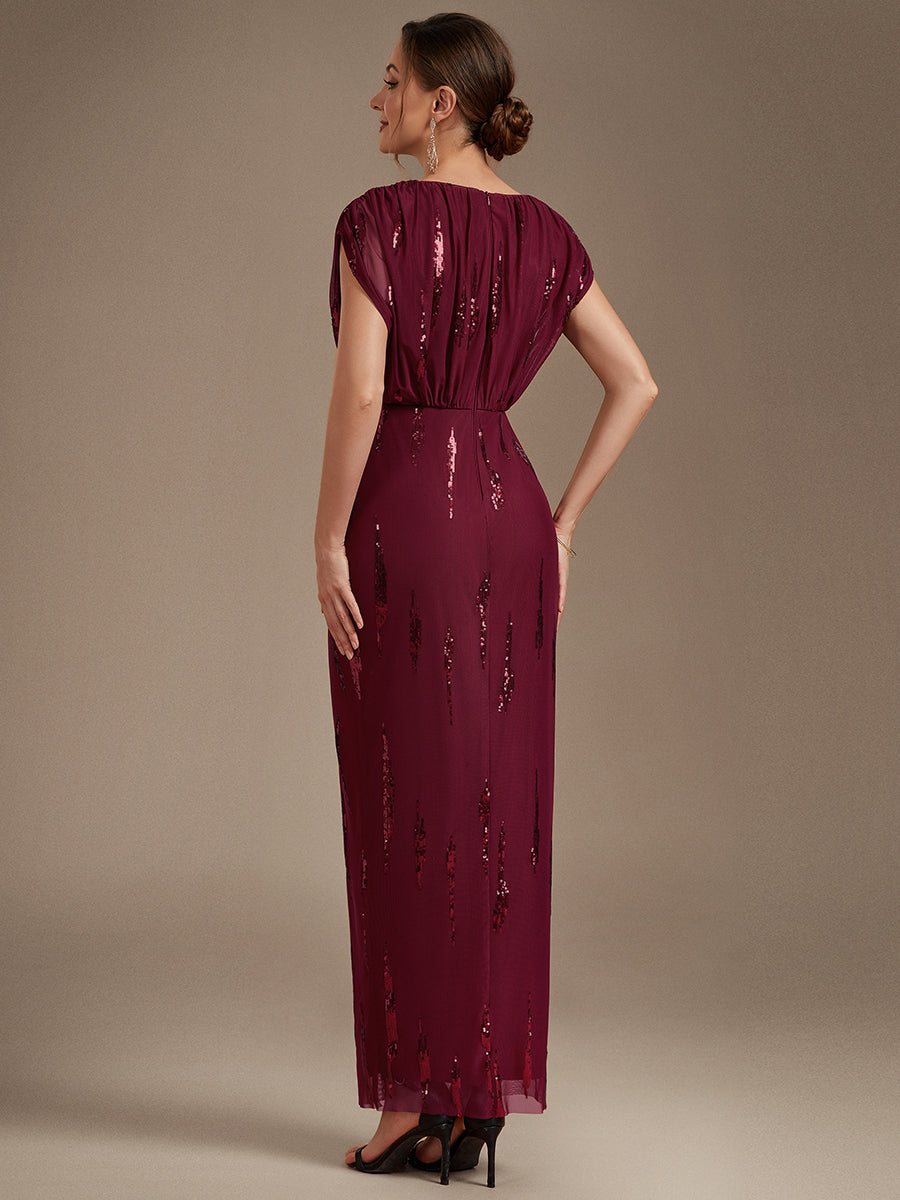 One Stop Shop Plus Size Short Sleeve Tulle V-Neck Bodycon Sequin Evening Dresses - EE04791BD-R2.jpg
